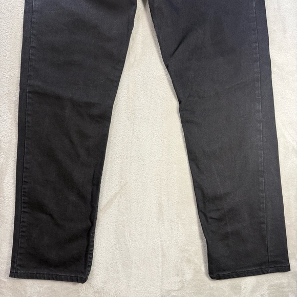 Levi's 502 Taper Fit Stretch Jeans Men's Sz 36x30 Black - Picture 3 of 11